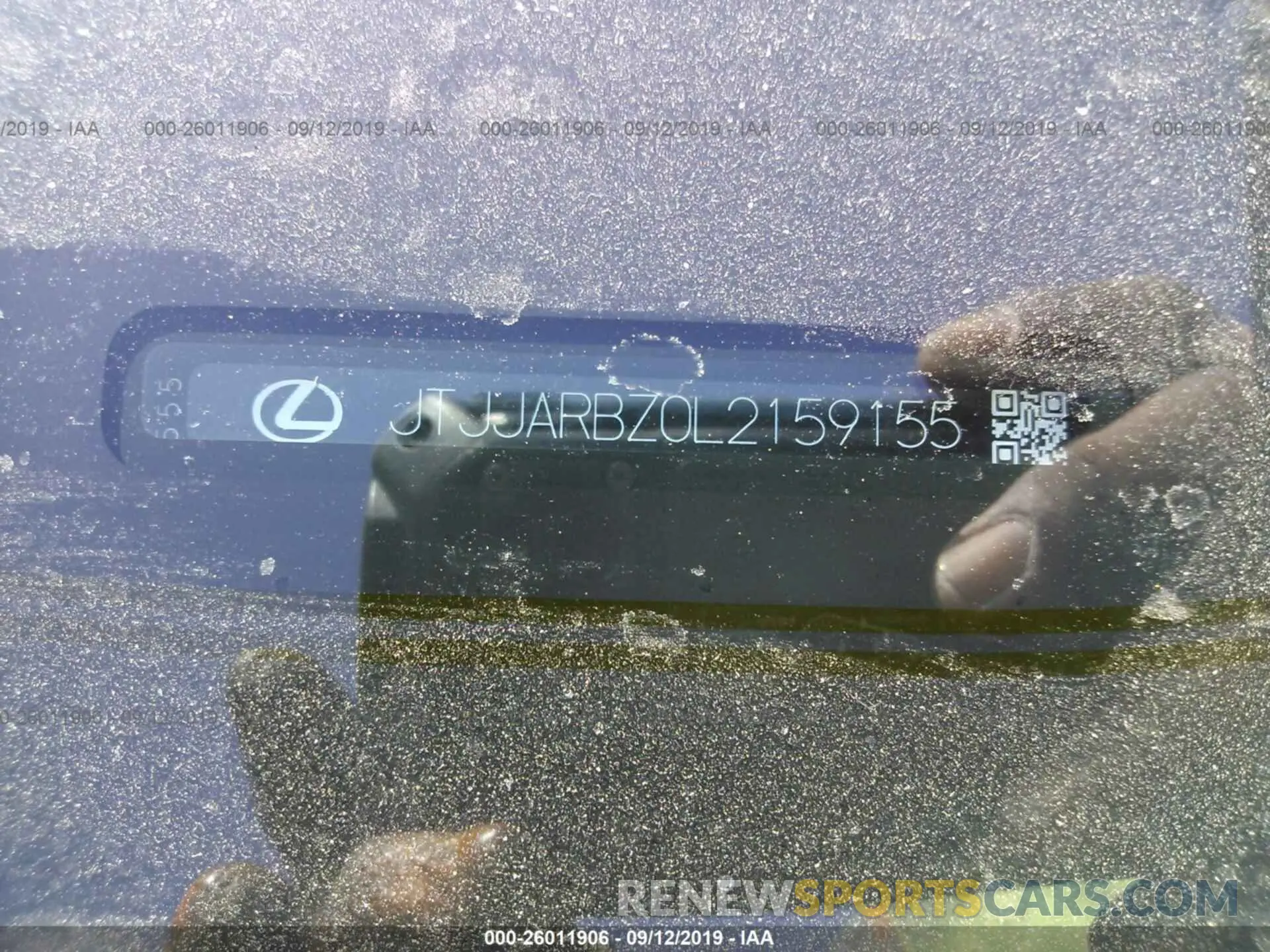 9 Photograph of a damaged car JTJJARBZ0L2159155 LEXUS NX 2020