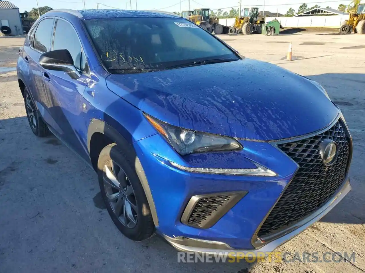 1 Photograph of a damaged car JTJJARBZ0L2177400 LEXUS NX 2020