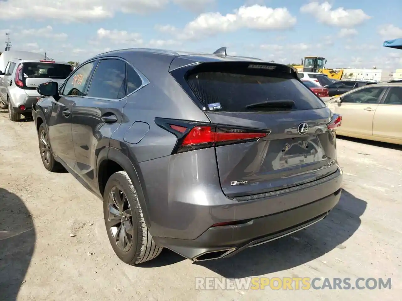 3 Photograph of a damaged car JTJJARBZ4L2170465 LEXUS NX 2020