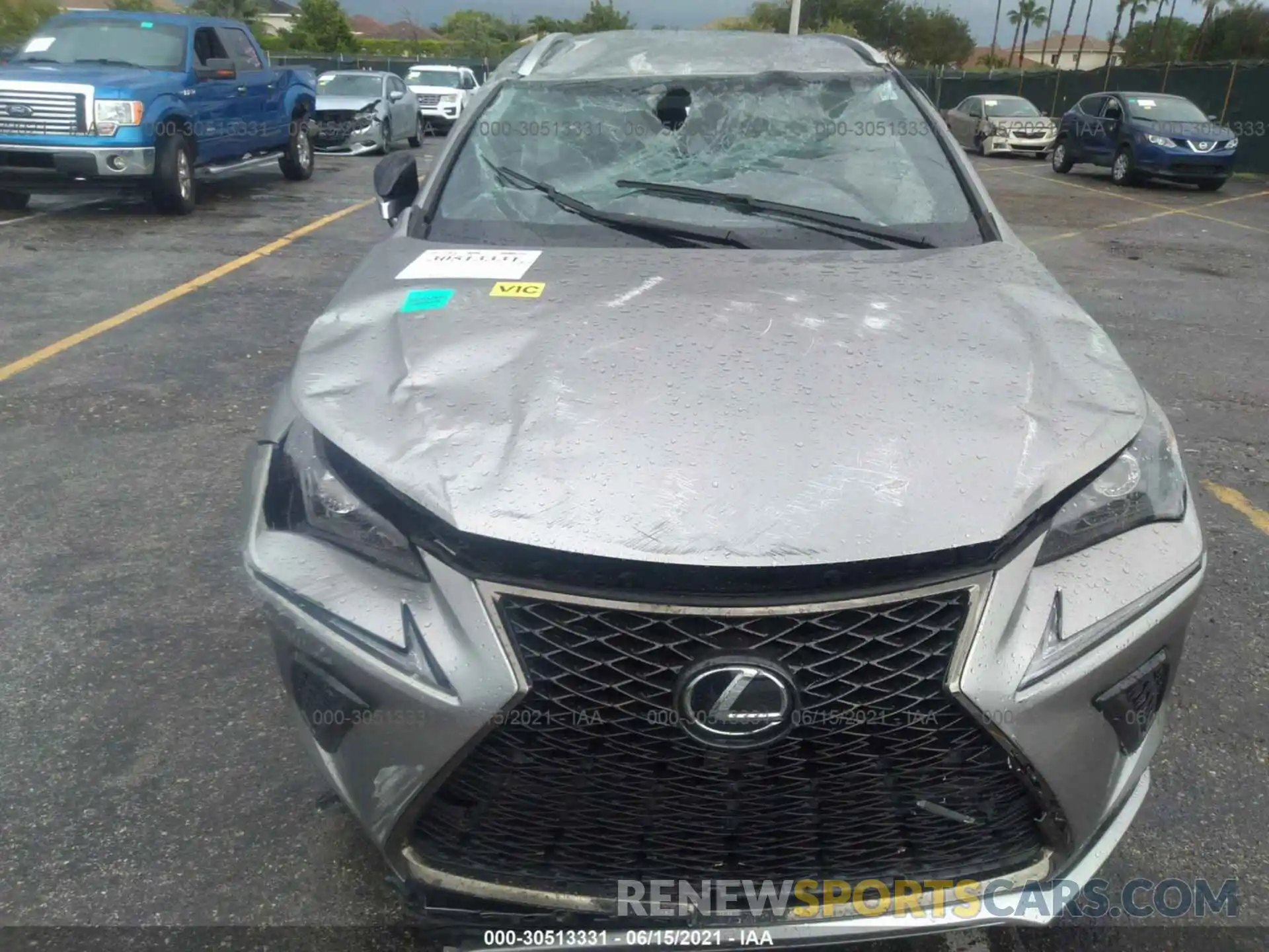 6 Photograph of a damaged car JTJJARBZ5L5004194 LEXUS NX 2020