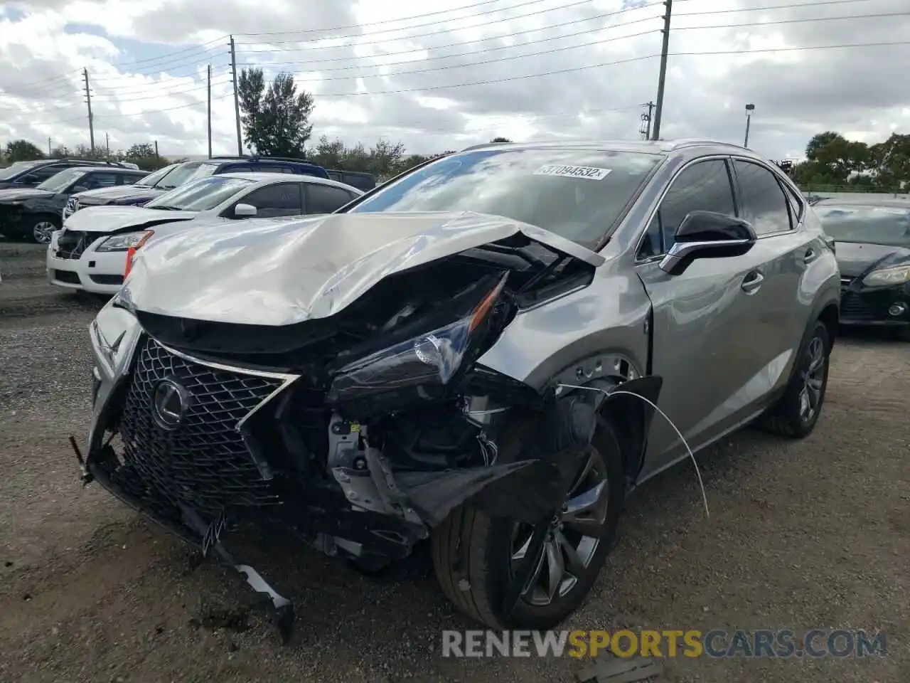 2 Photograph of a damaged car JTJJARBZ6L2171309 LEXUS NX 2020