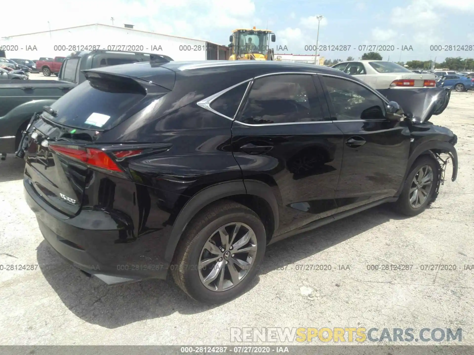 4 Photograph of a damaged car JTJJARBZ9L2172311 LEXUS NX 2020