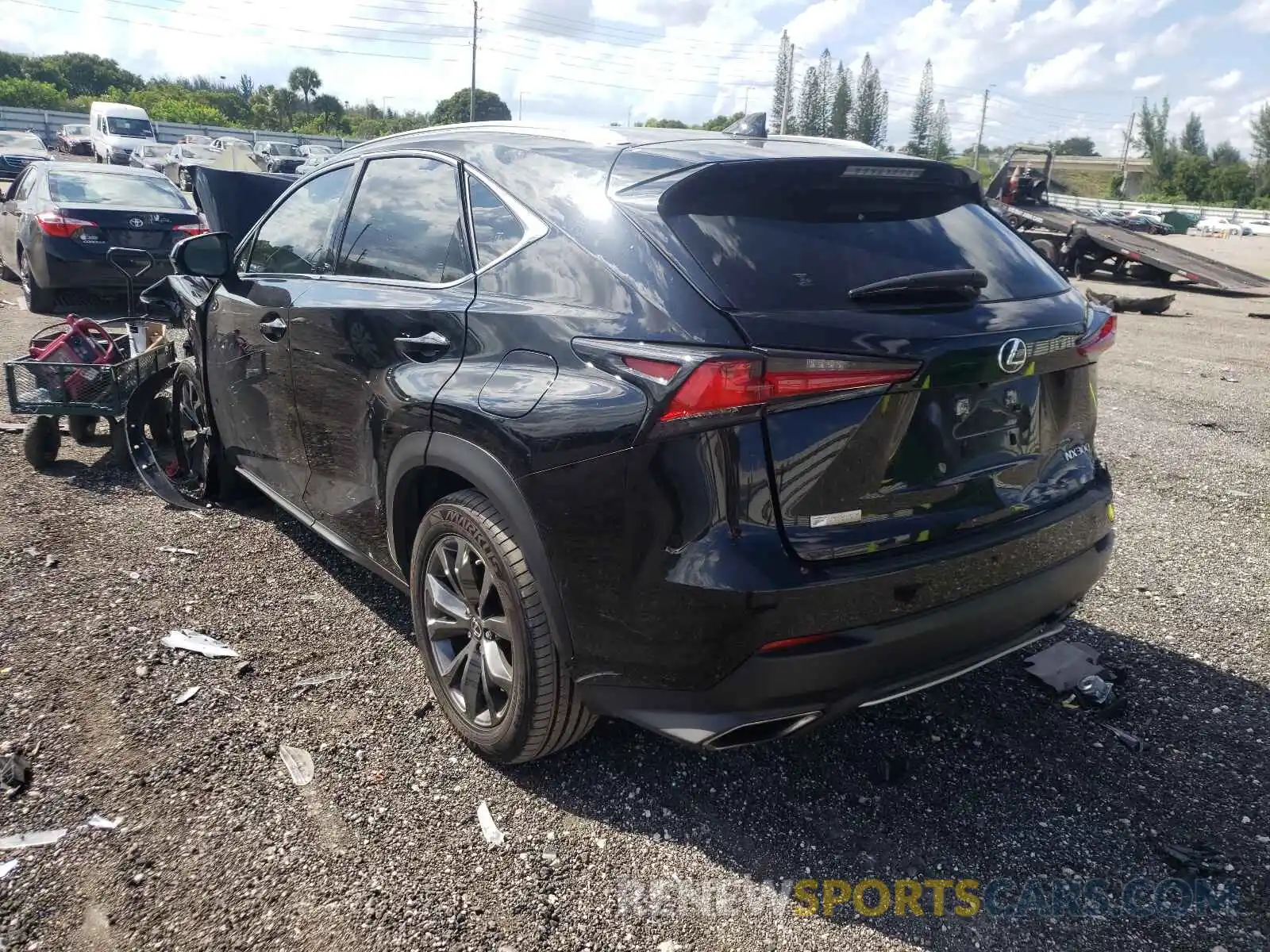 3 Photograph of a damaged car JTJJARBZ9L5009012 LEXUS NX 2020