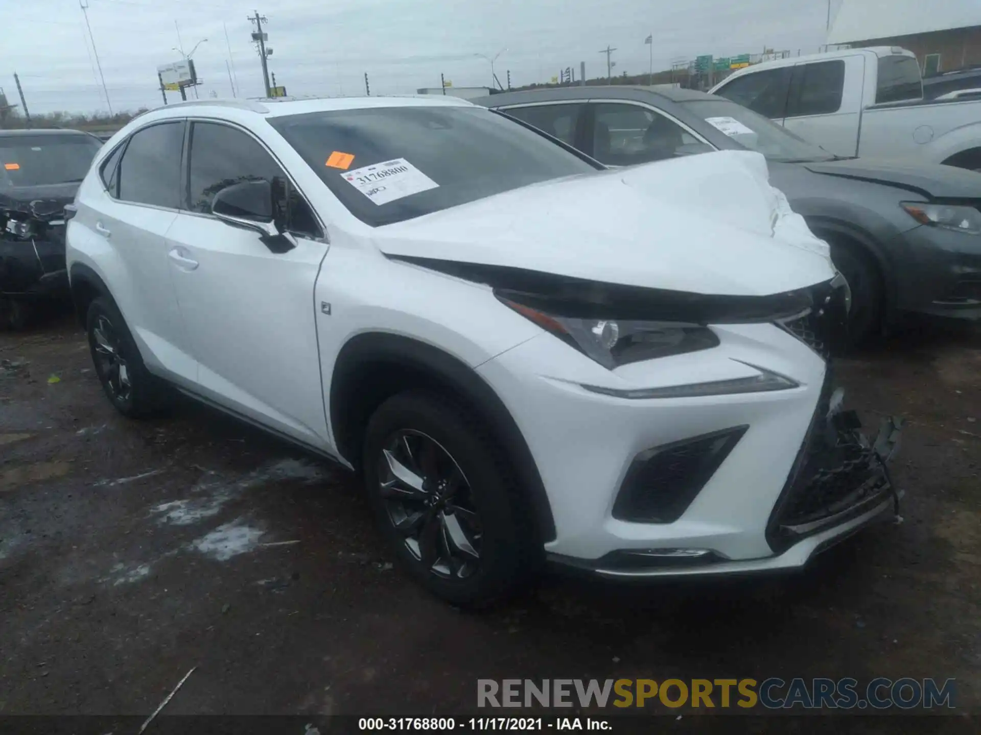 1 Photograph of a damaged car JTJSARBZ0L2159192 LEXUS NX 2020