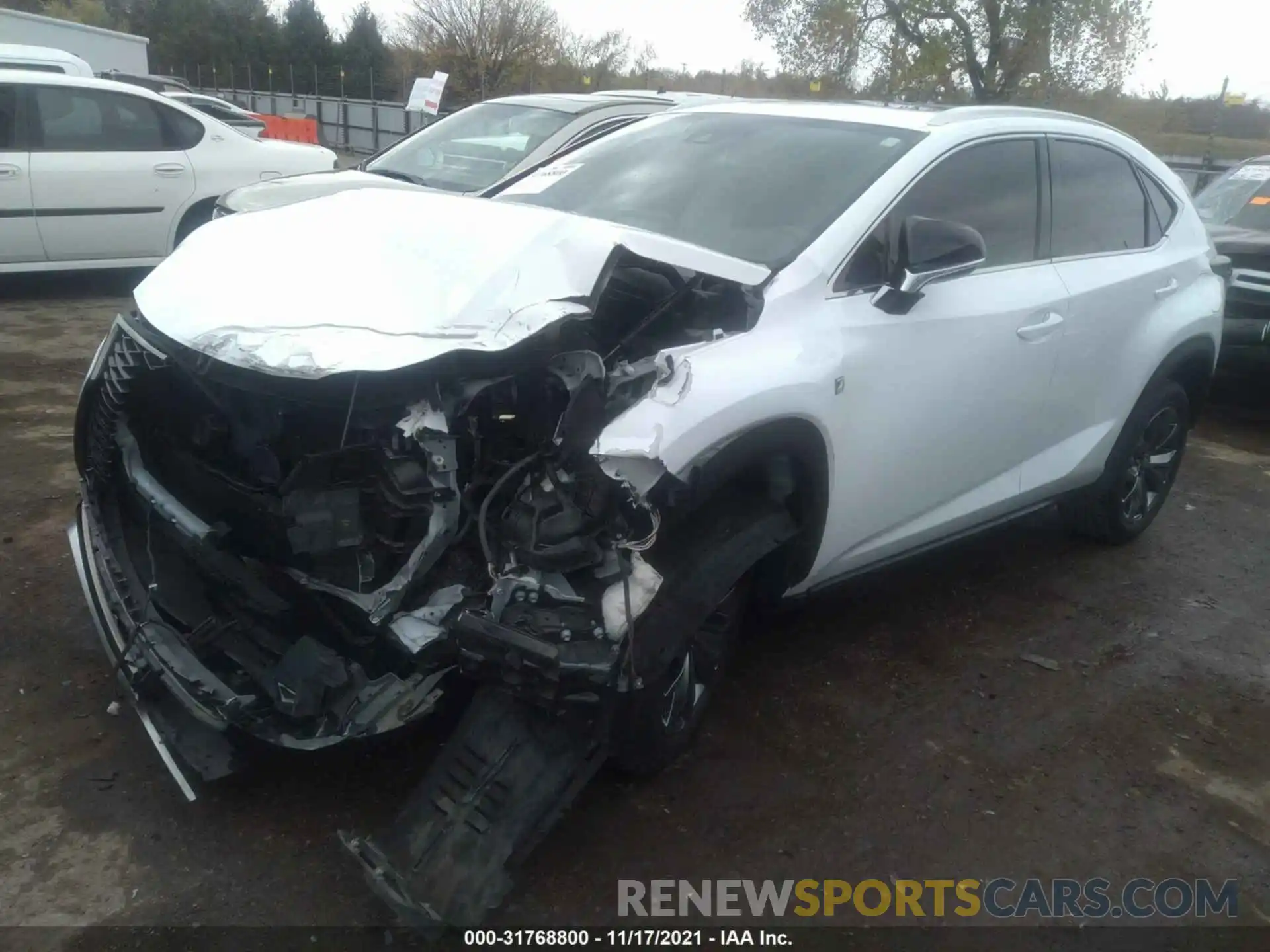 2 Photograph of a damaged car JTJSARBZ0L2159192 LEXUS NX 2020