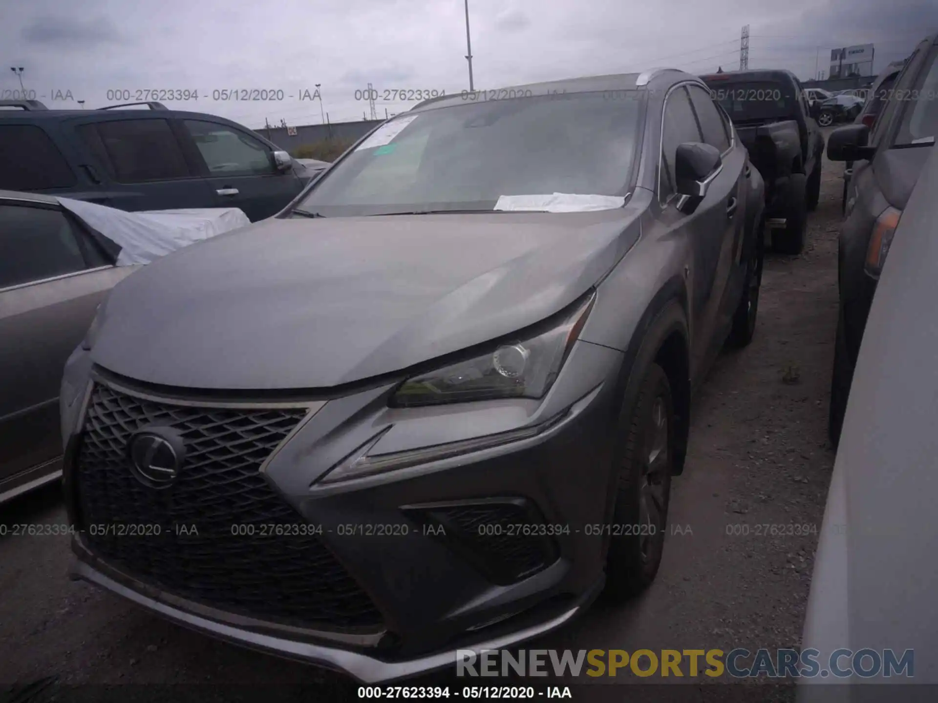 2 Photograph of a damaged car JTJSARBZ1L5011969 LEXUS NX 2020