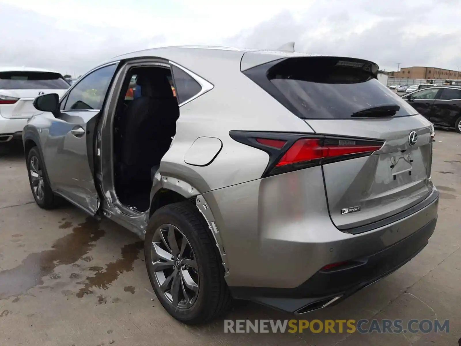 3 Photograph of a damaged car JTJSARBZ2L2175796 LEXUS NX 2020