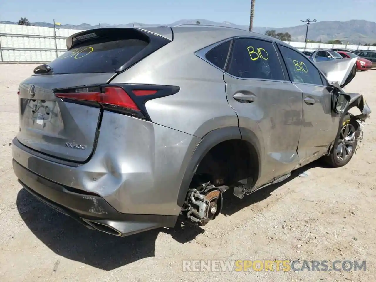 4 Photograph of a damaged car JTJSARBZ3L2159140 LEXUS NX 2020