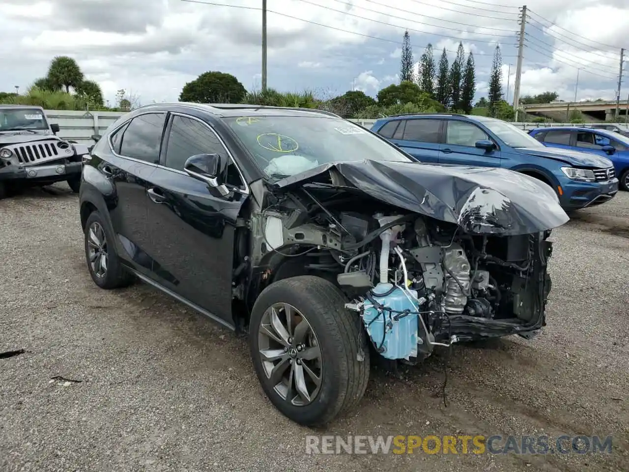 1 Photograph of a damaged car JTJSARBZ3L2173331 LEXUS NX 2020