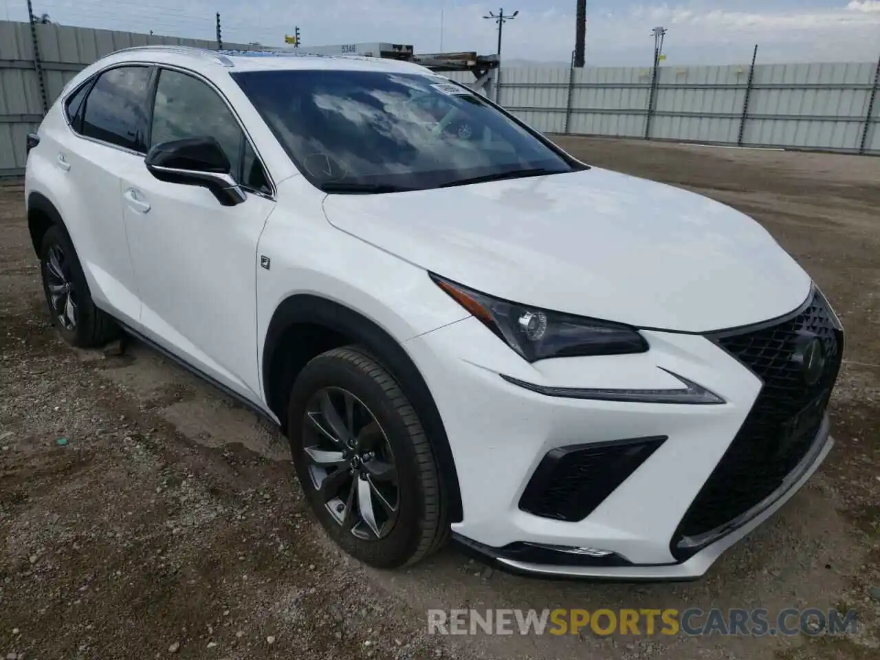 1 Photograph of a damaged car JTJSARBZ3L2175547 LEXUS NX 2020