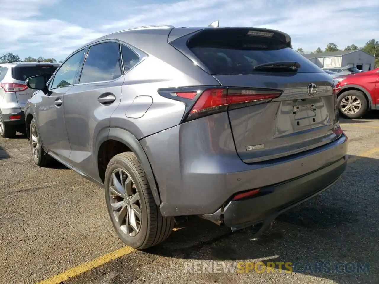 3 Photograph of a damaged car JTJSARBZ3L5004571 LEXUS NX 2020