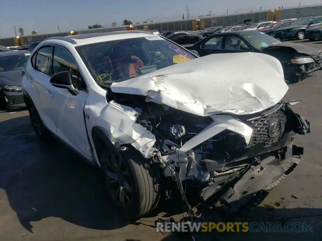 1 Photograph of a damaged car JTJSARBZ3L5011181 LEXUS NX 2020