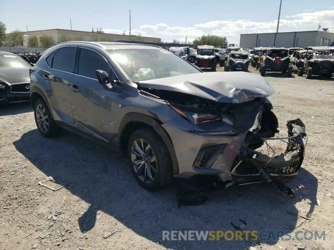 1 Photograph of a damaged car JTJSARBZ4L2168770 LEXUS NX 2020