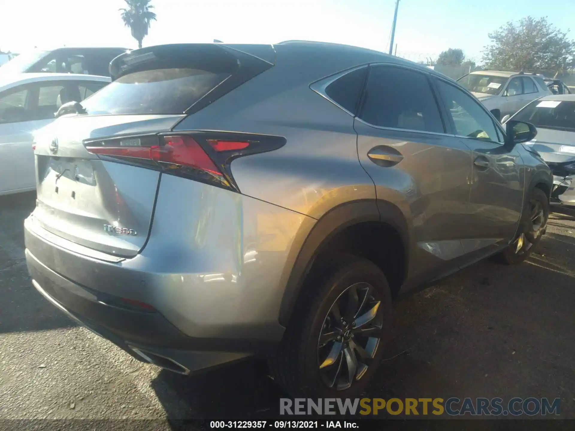 4 Photograph of a damaged car JTJSARBZ4L2175430 LEXUS NX 2020