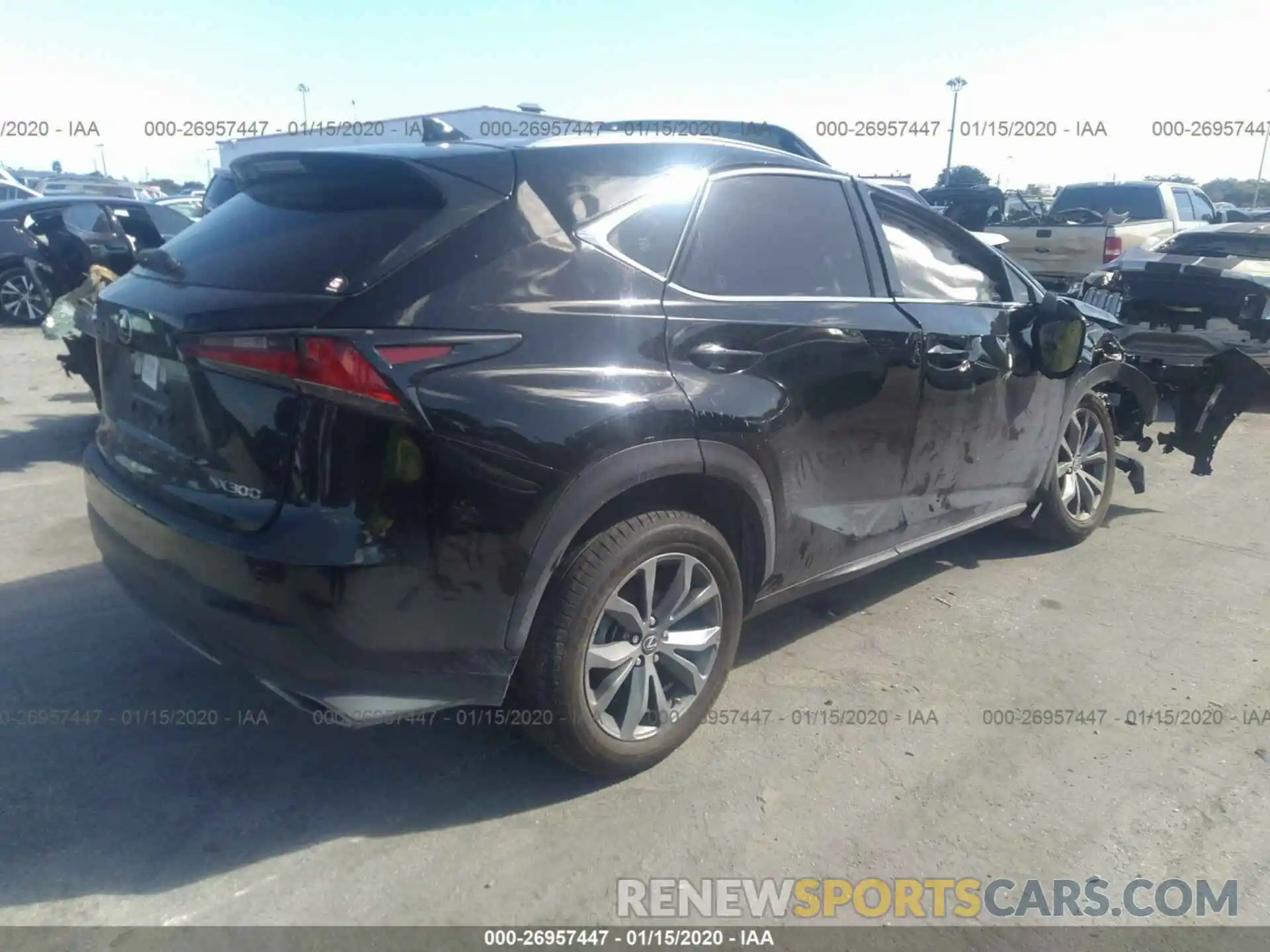 4 Photograph of a damaged car JTJSARBZ4L5000447 LEXUS NX 2020