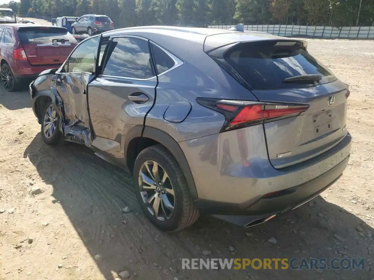 3 Photograph of a damaged car JTJSARBZ4L5006703 LEXUS NX 2020