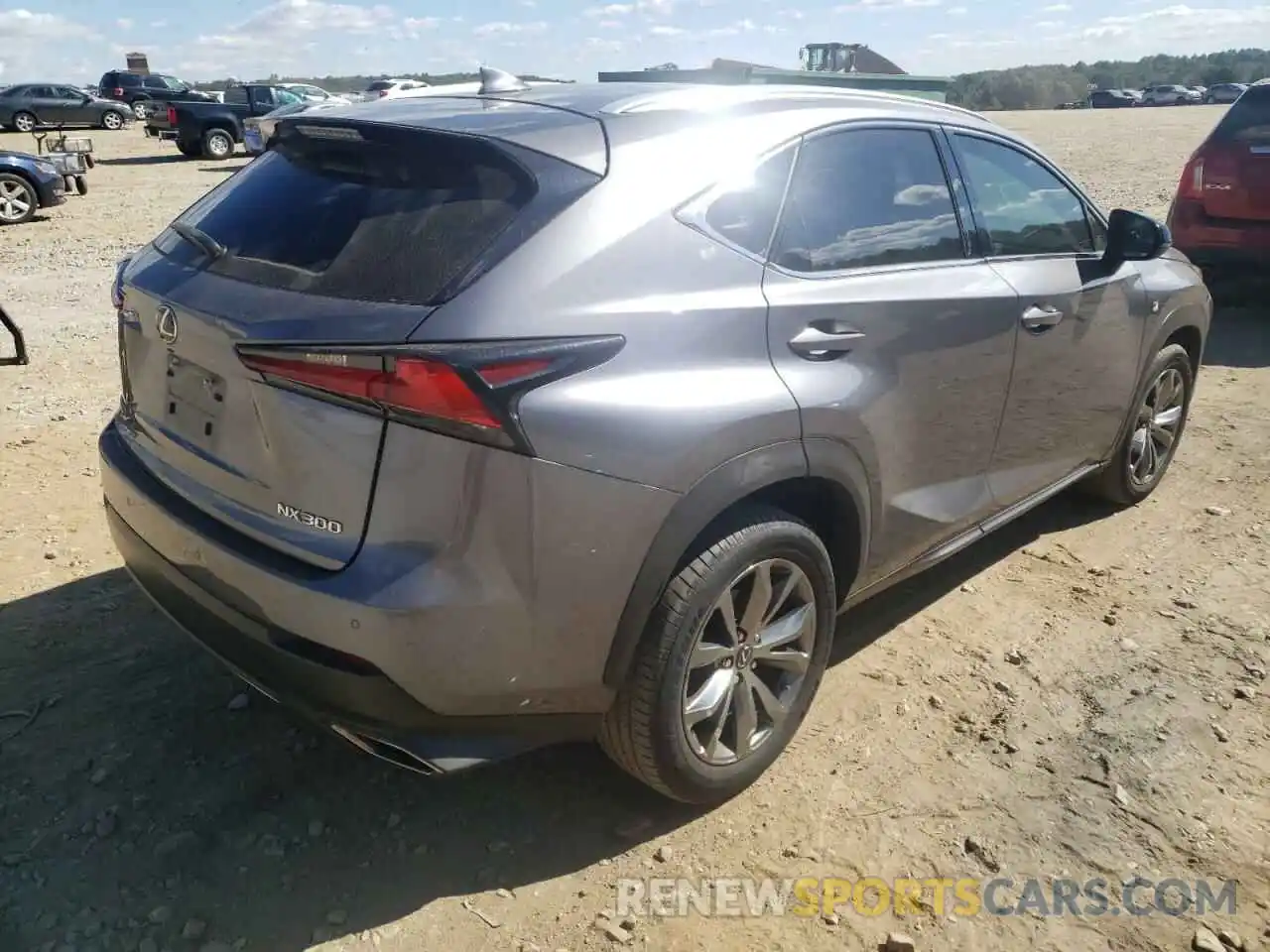 4 Photograph of a damaged car JTJSARBZ4L5006703 LEXUS NX 2020