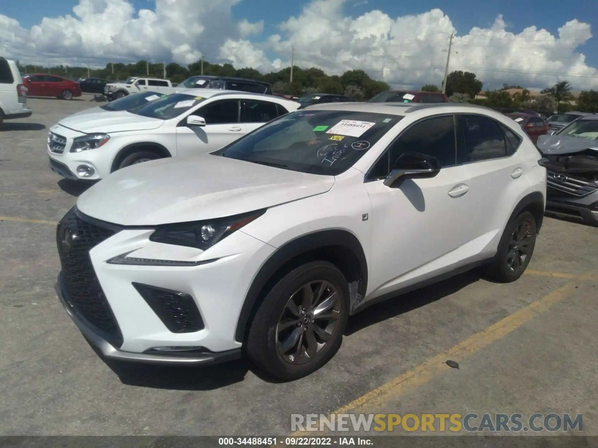 2 Photograph of a damaged car JTJSARBZ5L5013580 LEXUS NX 2020