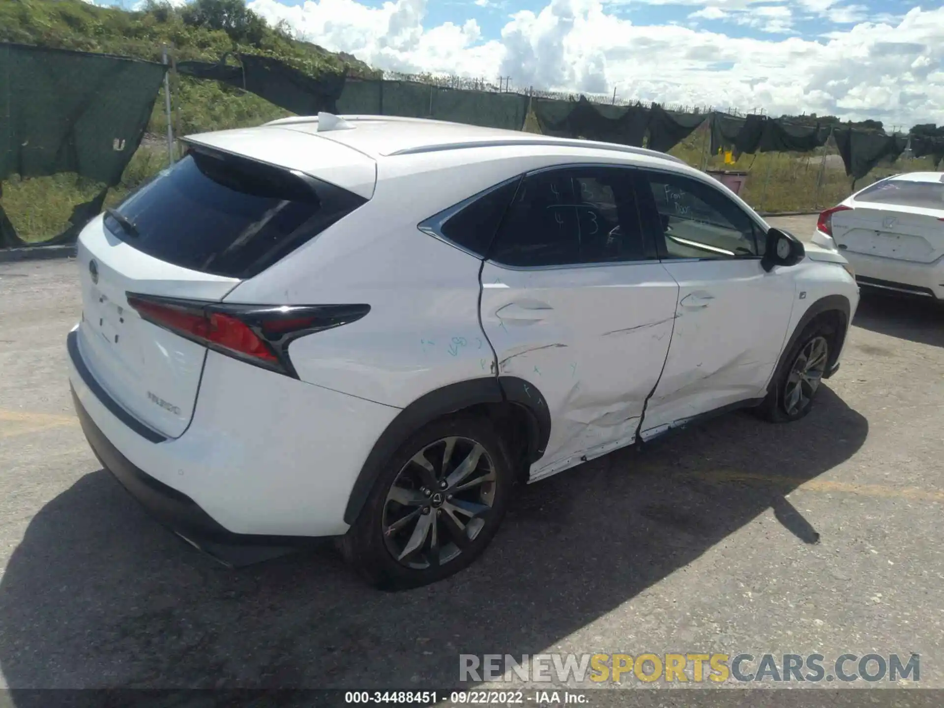 4 Photograph of a damaged car JTJSARBZ5L5013580 LEXUS NX 2020