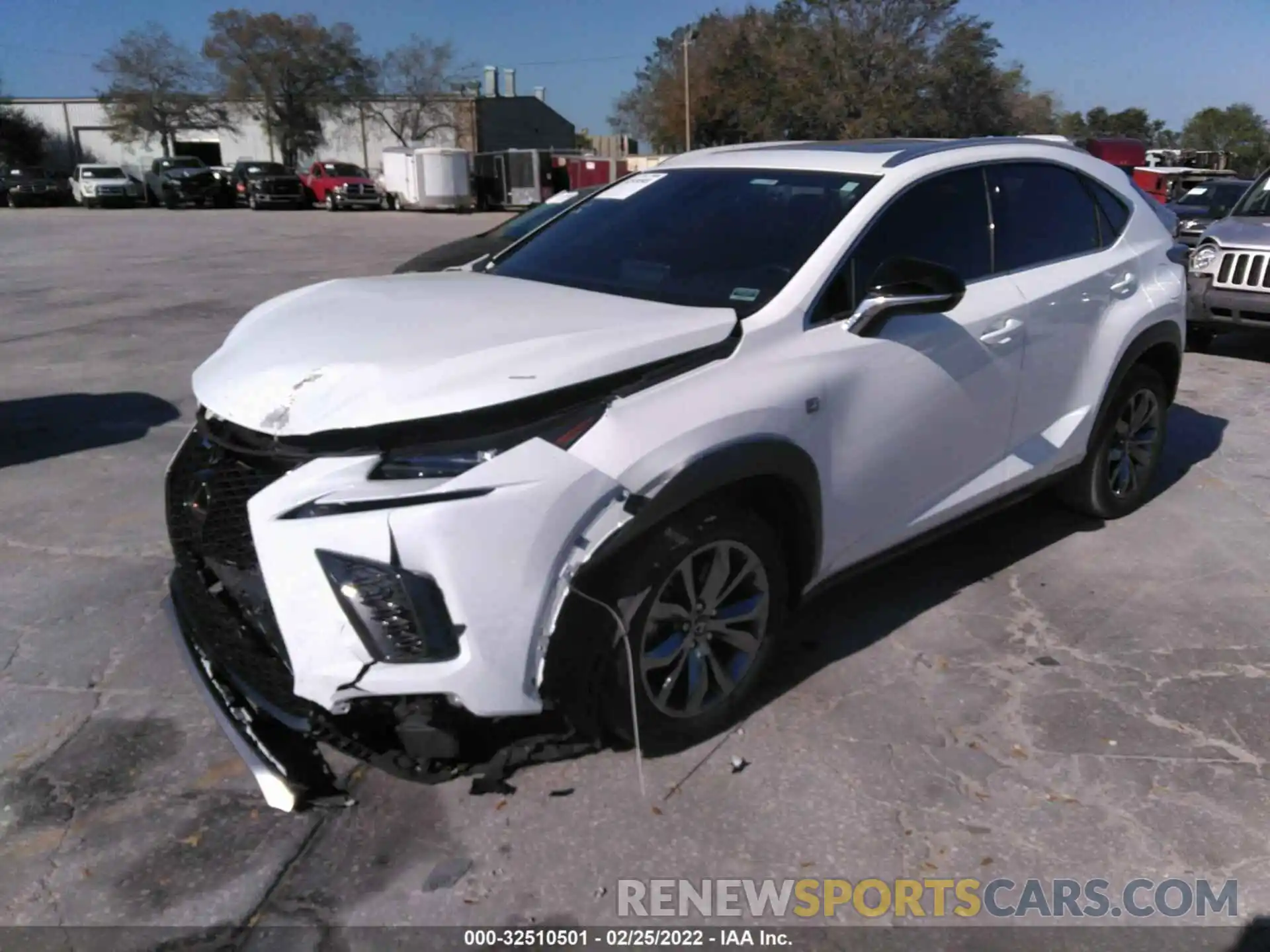 2 Photograph of a damaged car JTJSARBZ6L5014950 LEXUS NX 2020