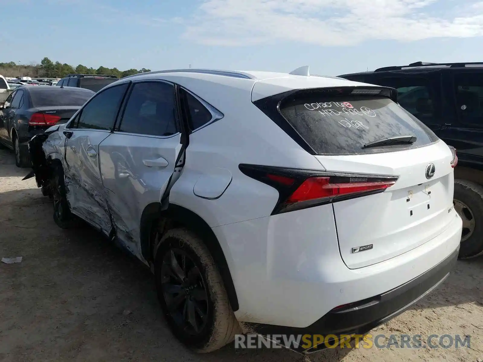 3 Photograph of a damaged car JTJSARBZ8L5017512 LEXUS NX 2020