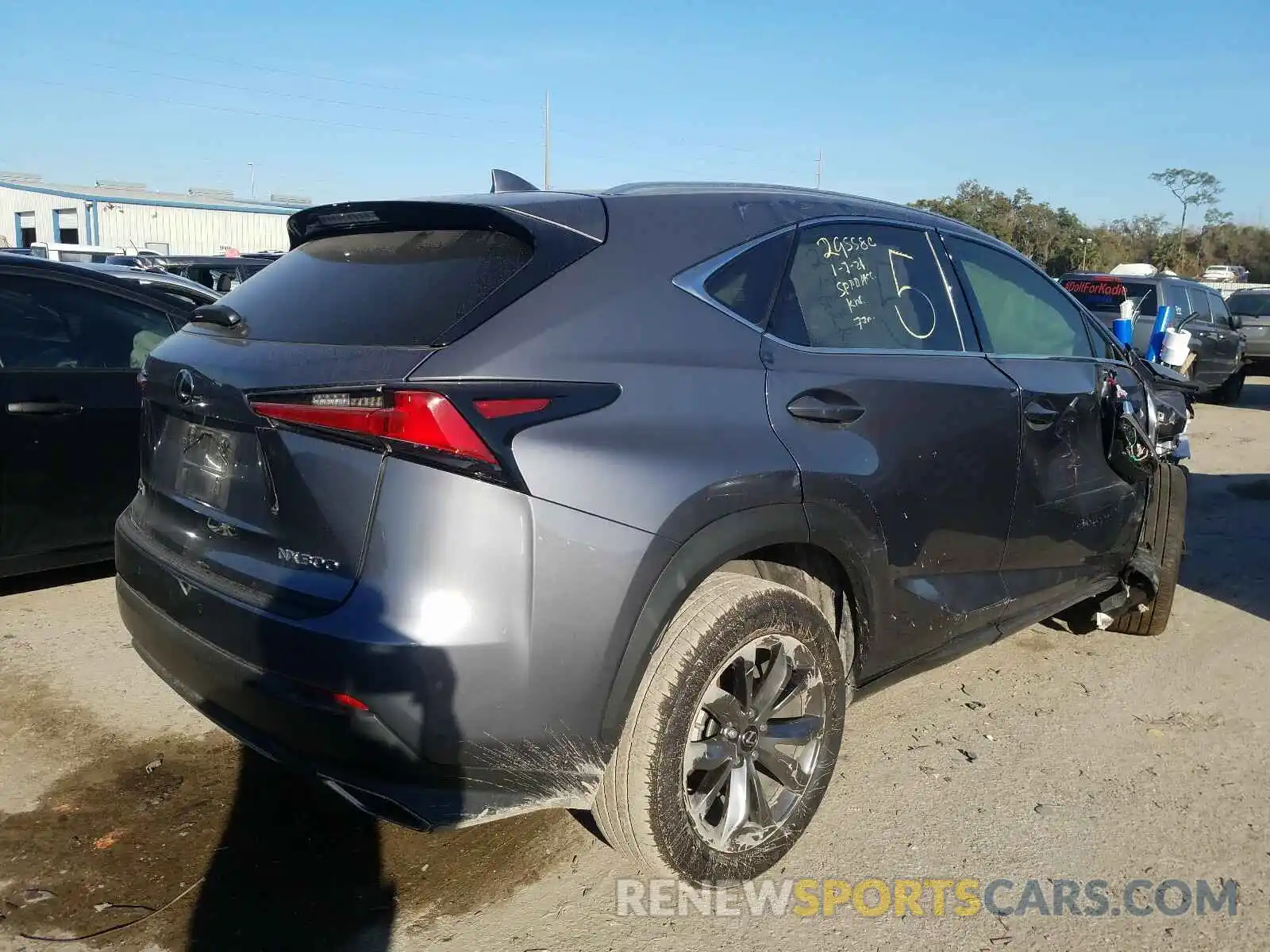 4 Photograph of a damaged car JTJSARBZ9L2166352 LEXUS NX 2020