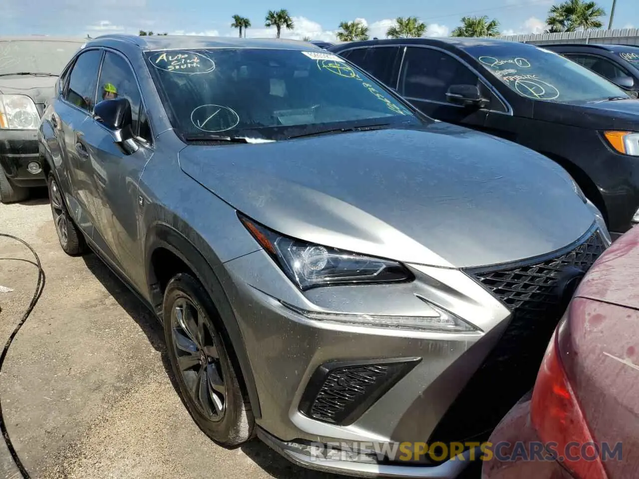 1 Photograph of a damaged car JTJSARBZXL2172676 LEXUS NX 2020