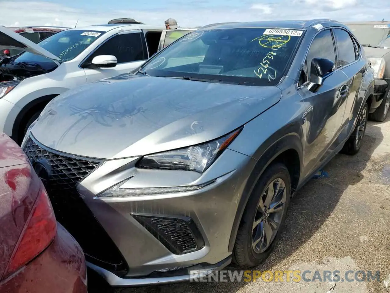2 Photograph of a damaged car JTJSARBZXL2172676 LEXUS NX 2020