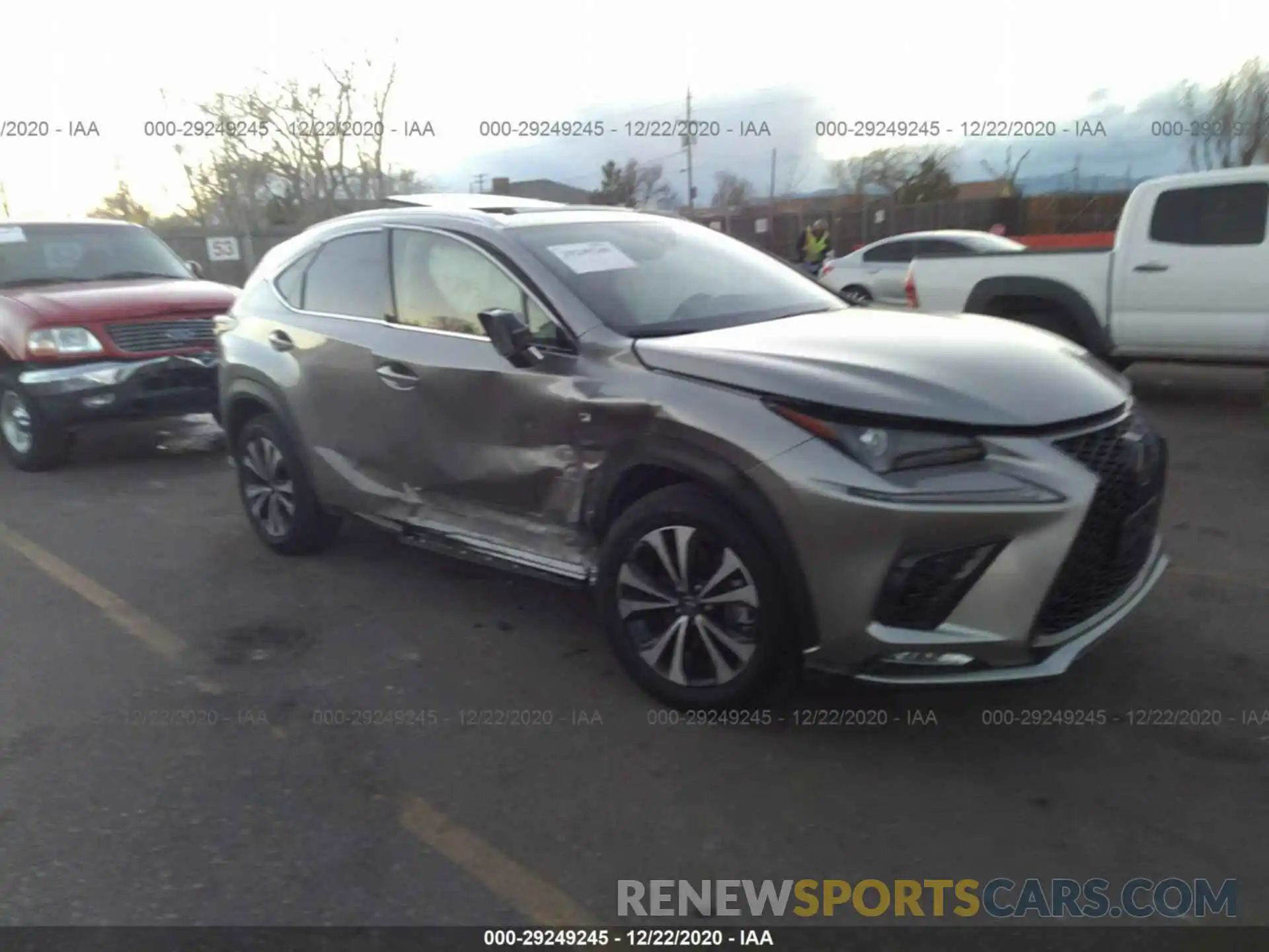 1 Photograph of a damaged car JTJSARDZ0L5008350 LEXUS NX 2020