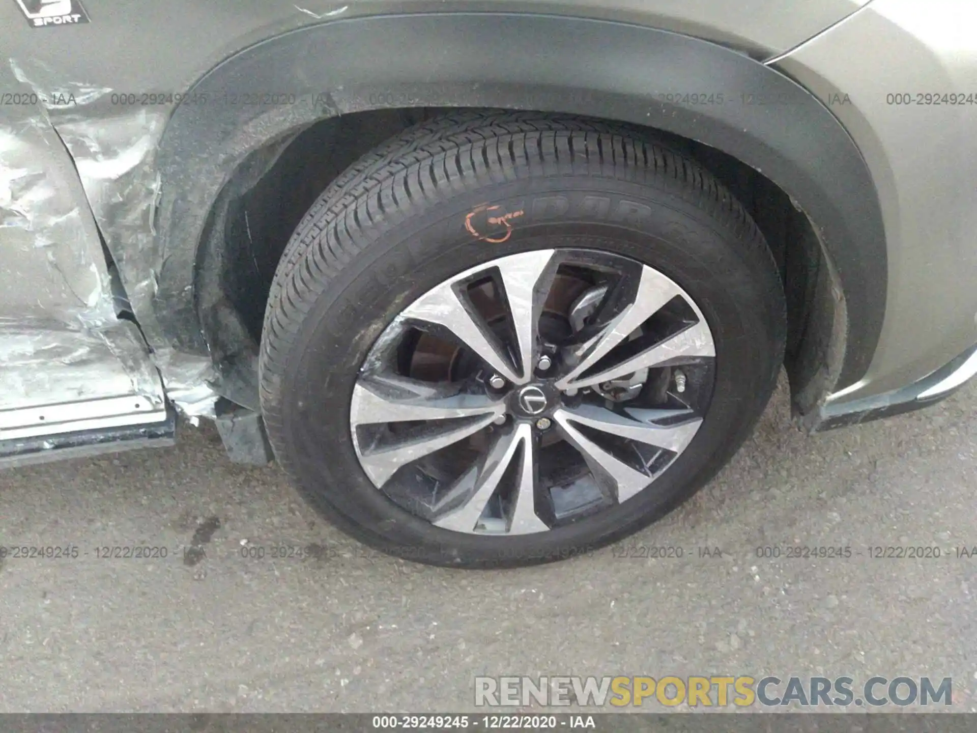 14 Photograph of a damaged car JTJSARDZ0L5008350 LEXUS NX 2020