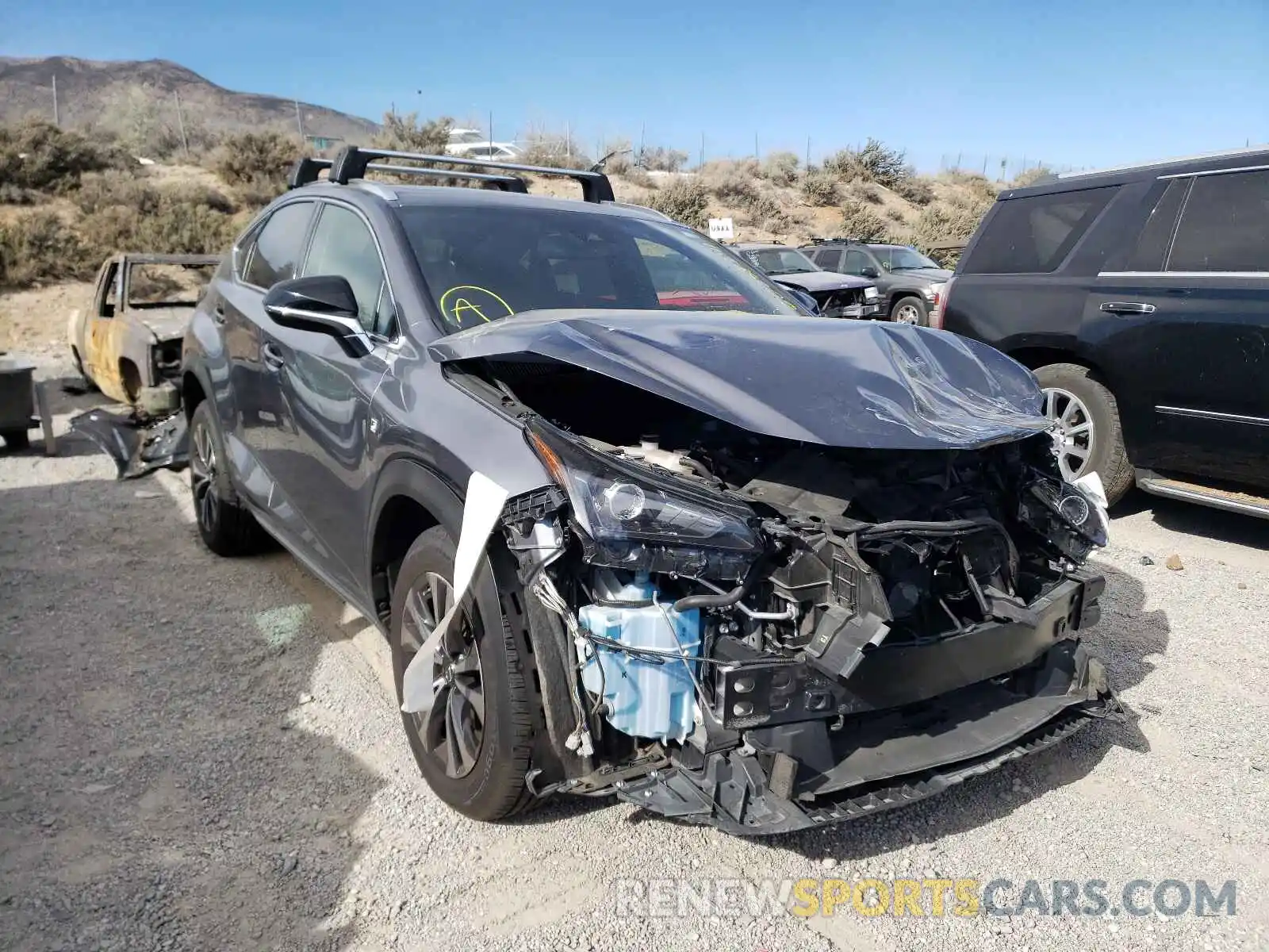 1 Photograph of a damaged car JTJSARDZ1L5003416 LEXUS NX 2020