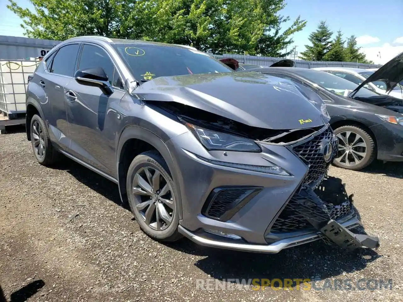 1 Photograph of a damaged car JTJSARDZ2L5012156 LEXUS NX 2020