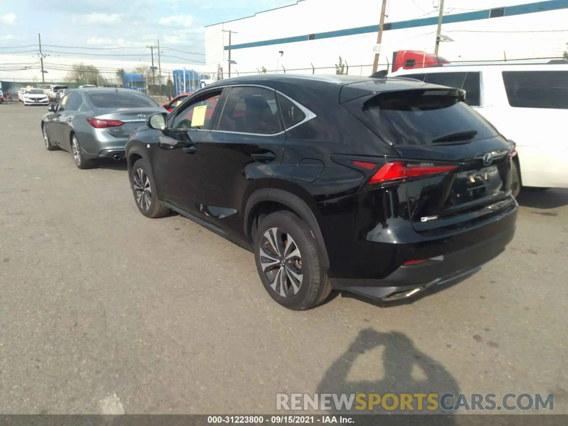 3 Photograph of a damaged car JTJSARDZ3L2222492 LEXUS NX 2020