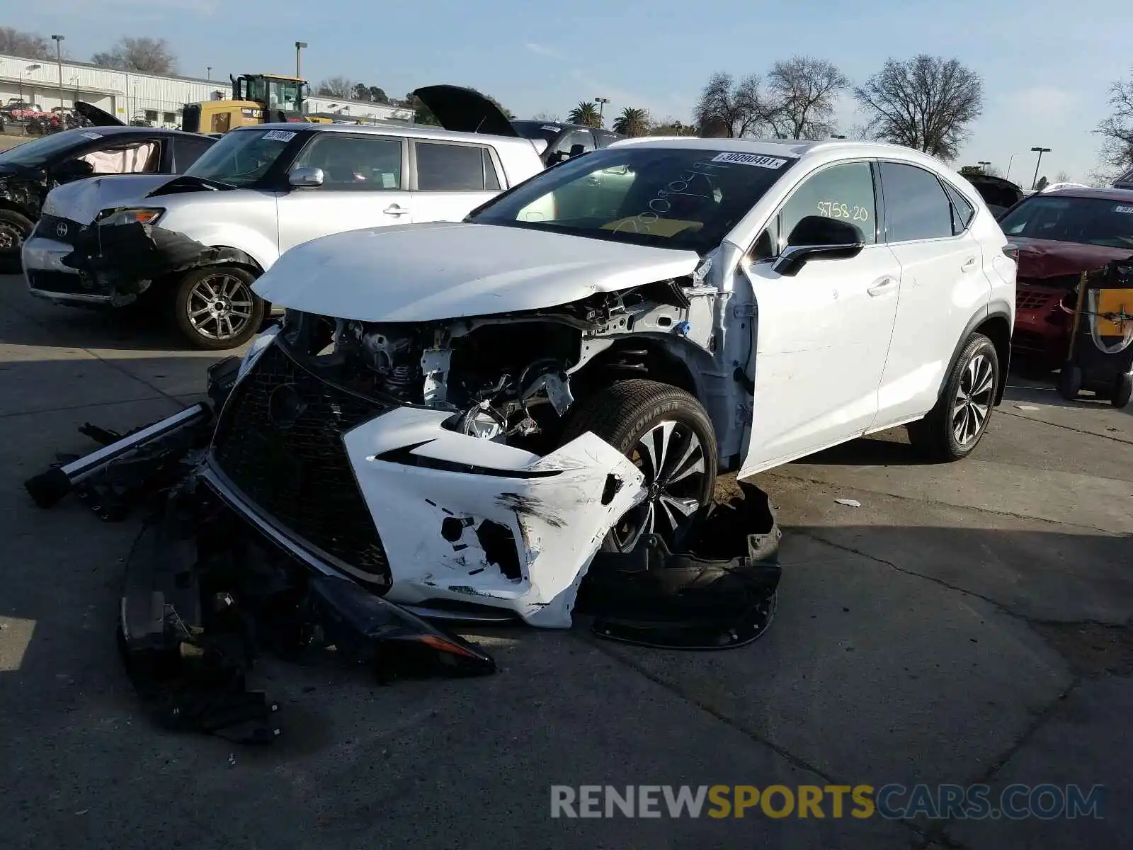 2 Photograph of a damaged car JTJSARDZ3L5018483 LEXUS NX 2020