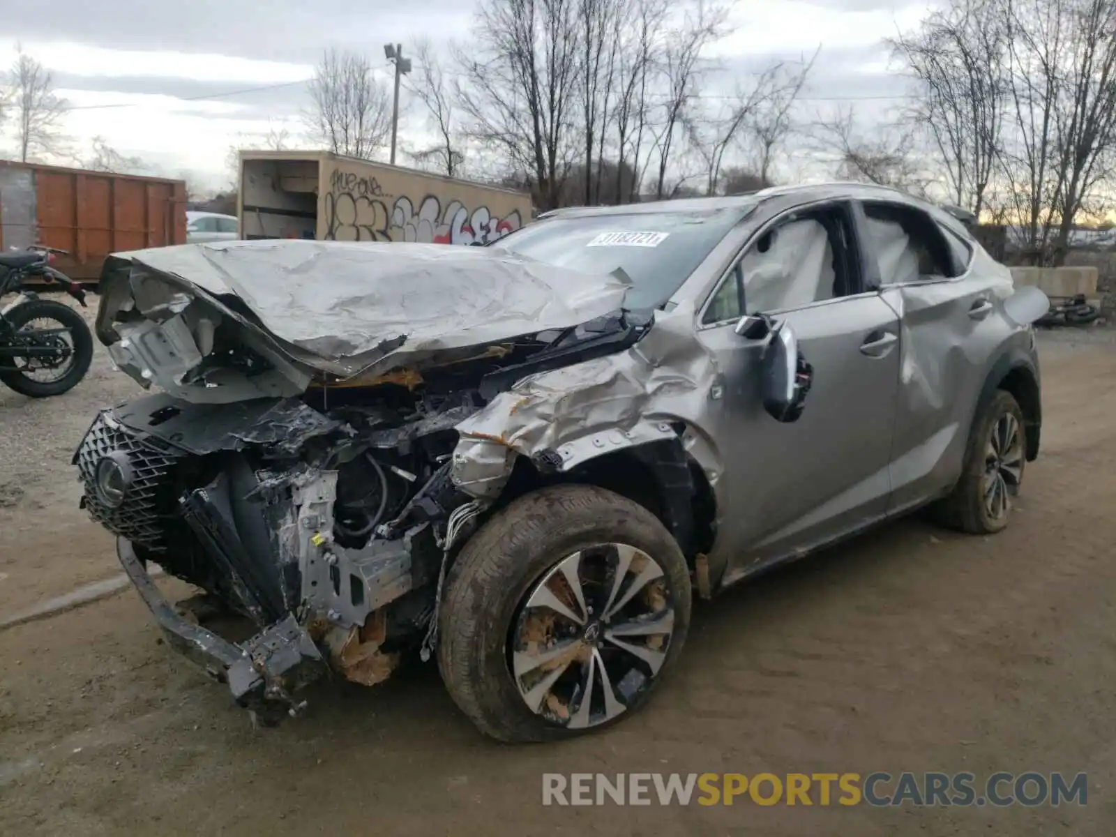 2 Photograph of a damaged car JTJSARDZ4L2225322 LEXUS NX 2020