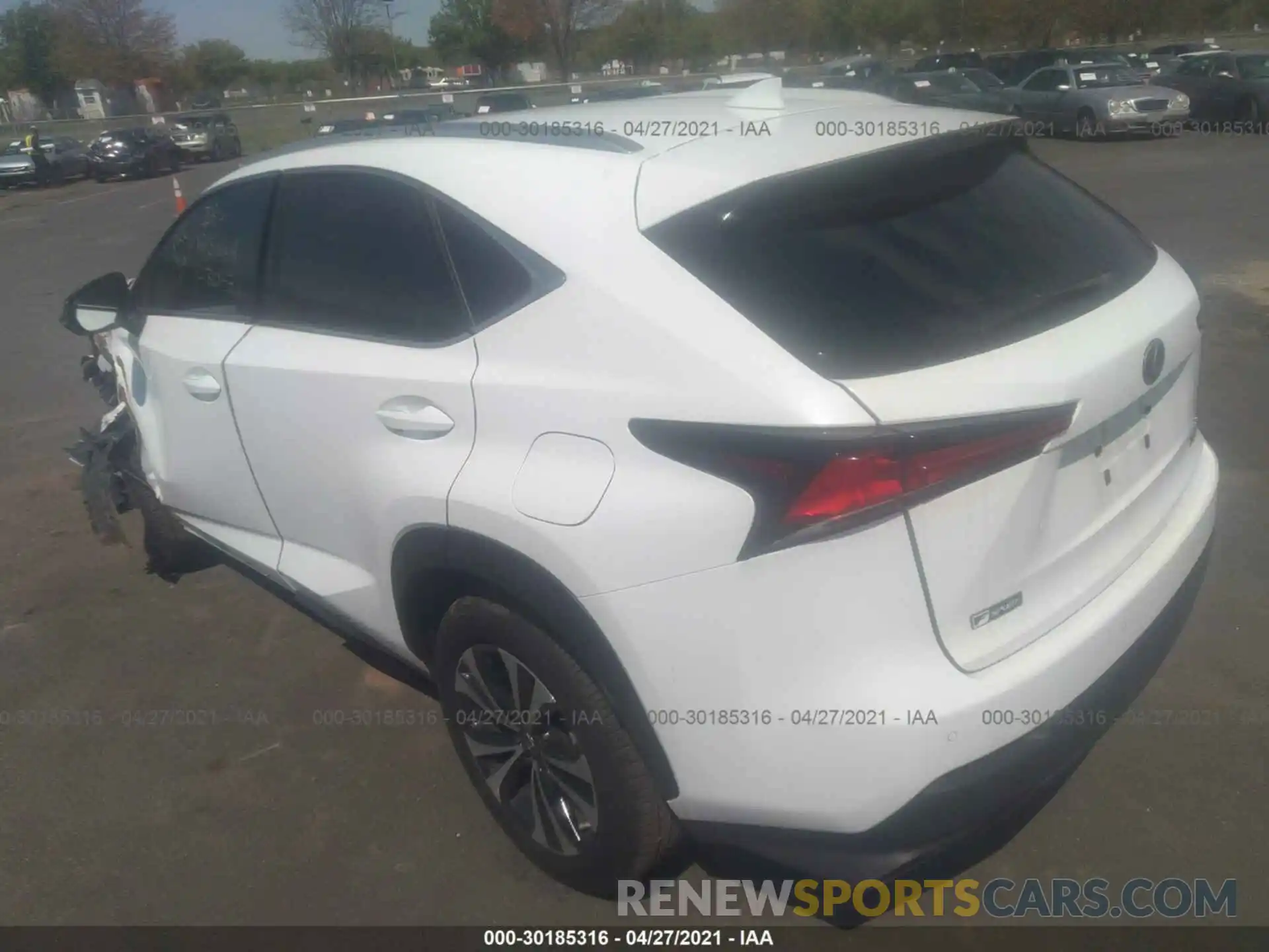 3 Photograph of a damaged car JTJSARDZ4L2231329 LEXUS NX 2020