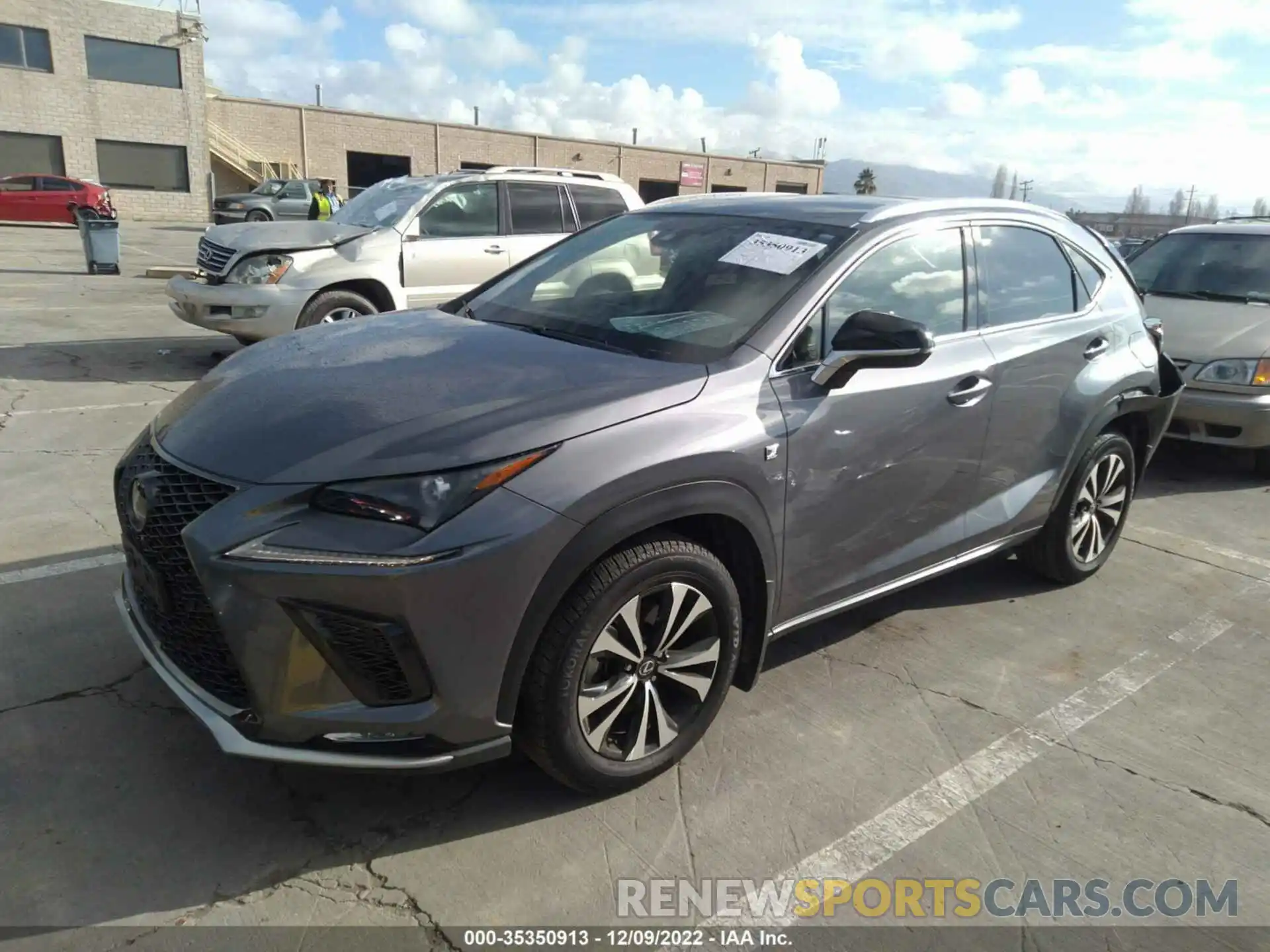 2 Photograph of a damaged car JTJSARDZ7L5012007 LEXUS NX 2020