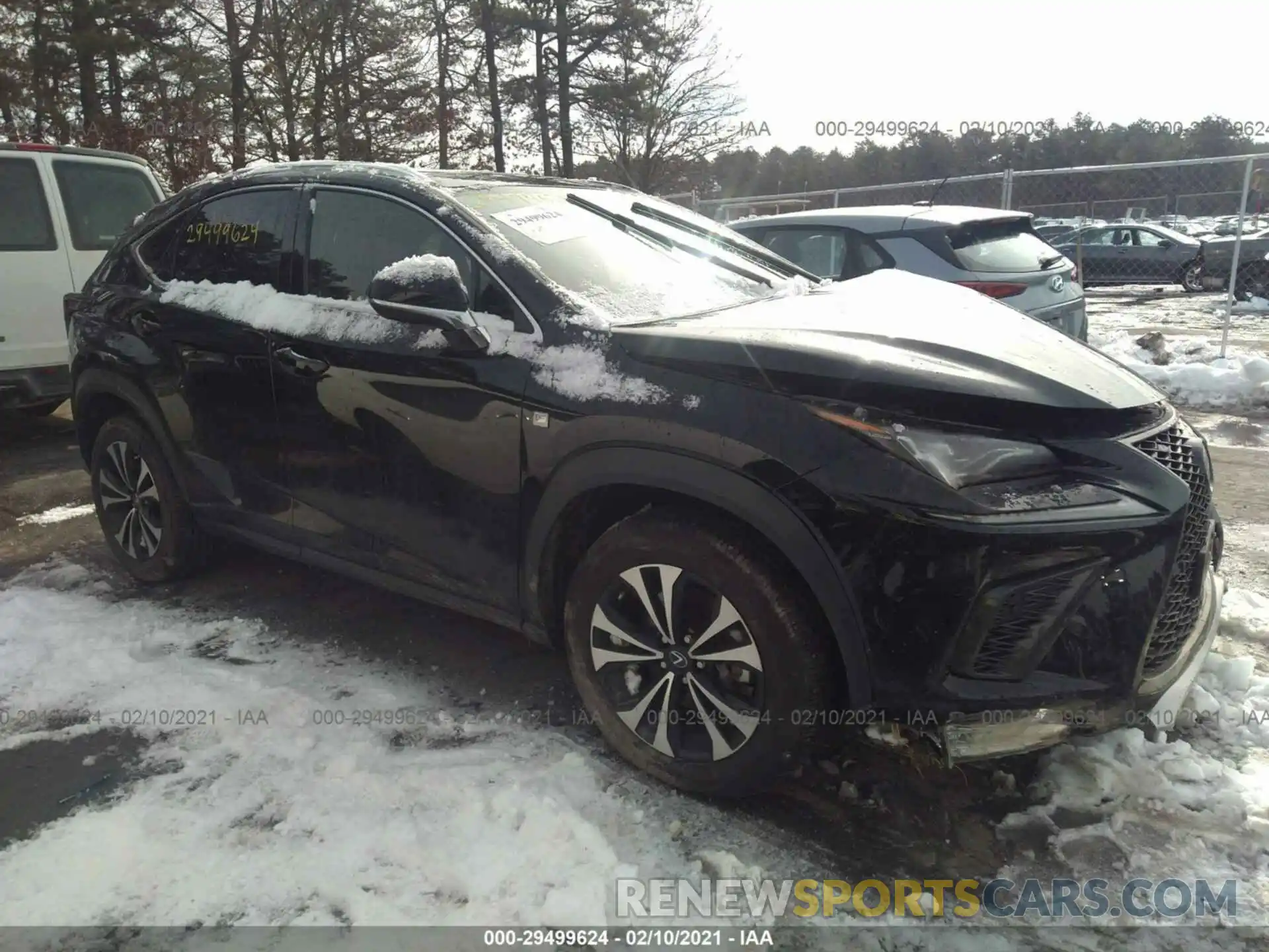 1 Photograph of a damaged car JTJSARDZ8L5006863 LEXUS NX 2020