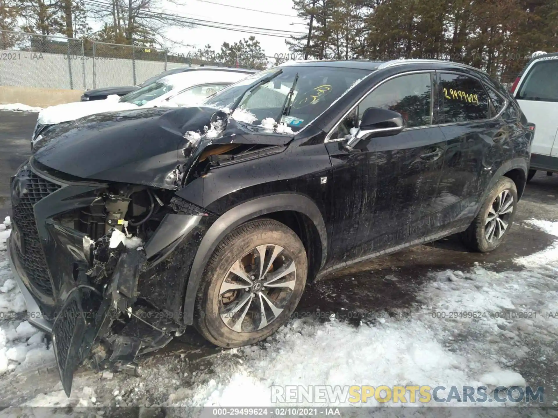 2 Photograph of a damaged car JTJSARDZ8L5006863 LEXUS NX 2020