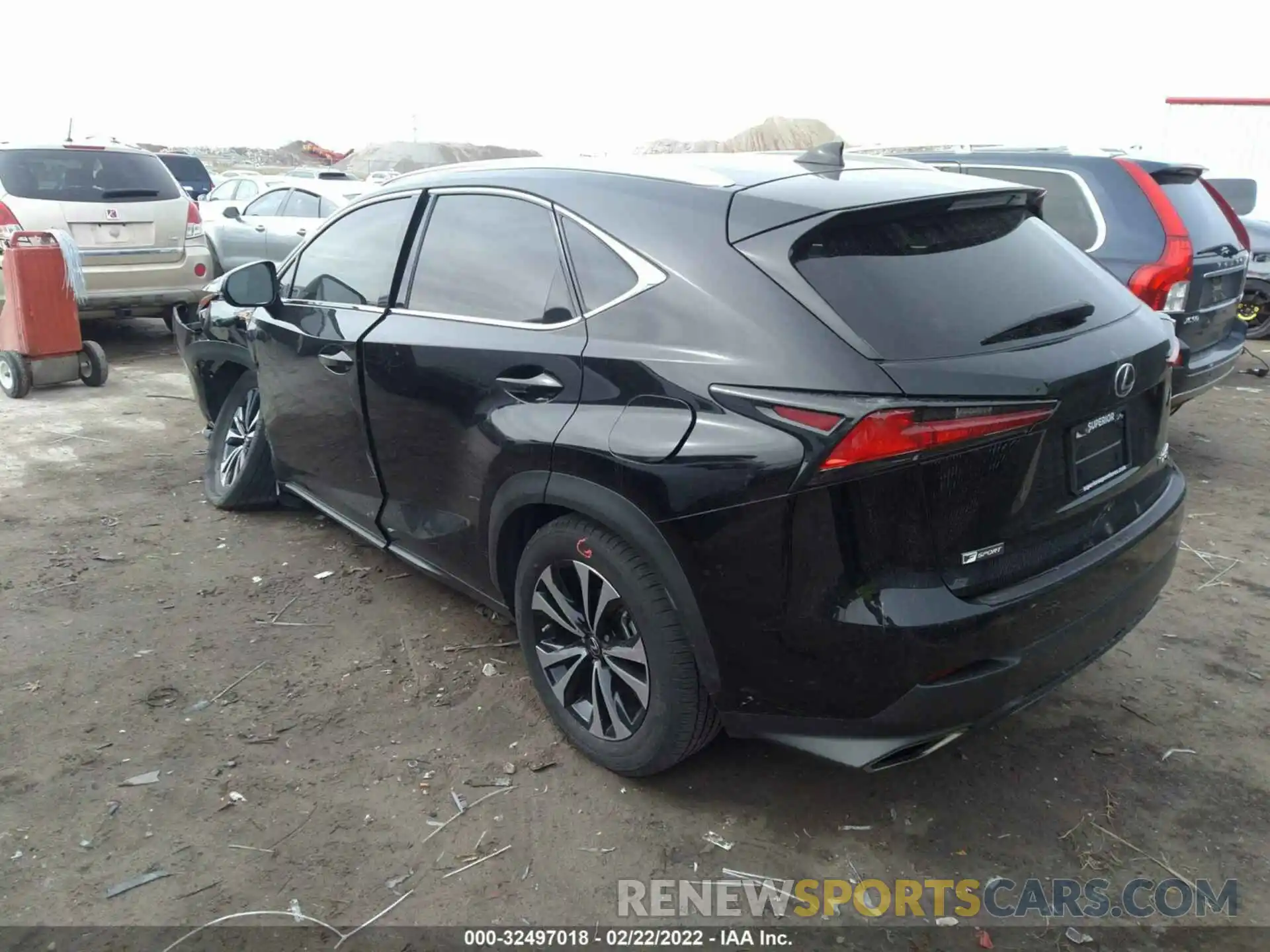 3 Photograph of a damaged car JTJSARDZ9L5004832 LEXUS NX 2020