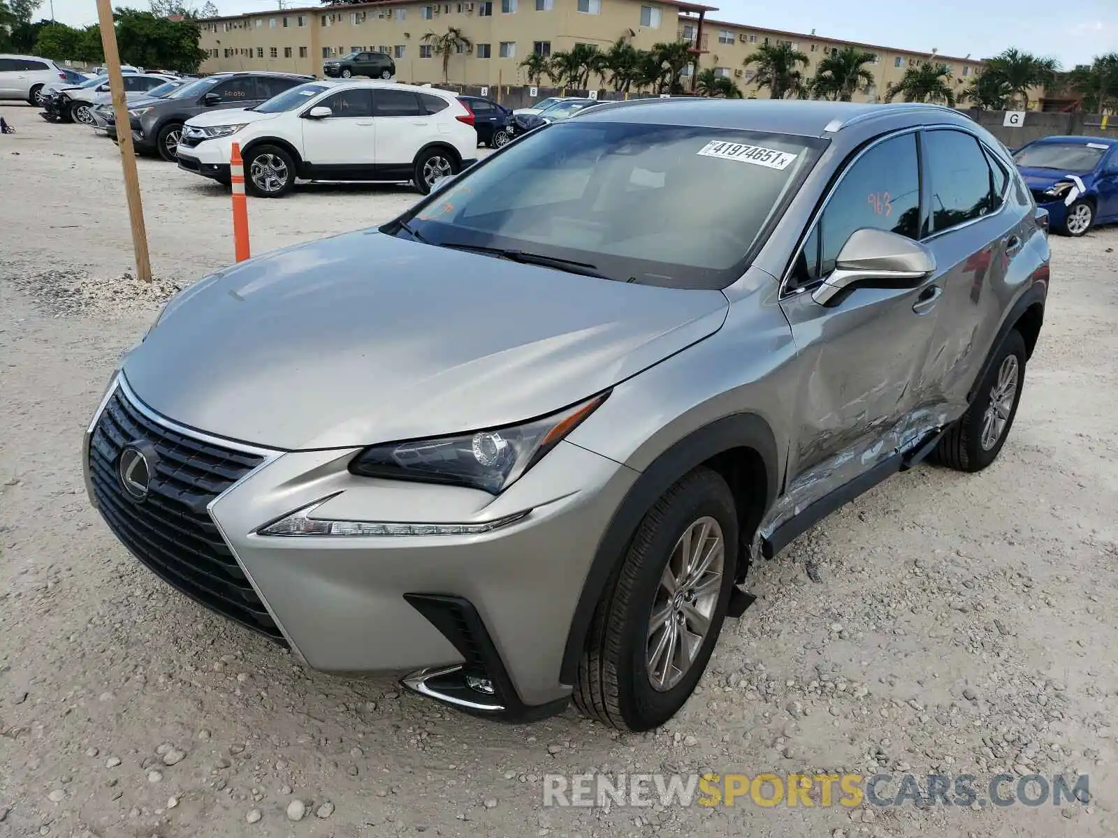 2 Photograph of a damaged car JTJDARBZ0M2188928 LEXUS NX 2021