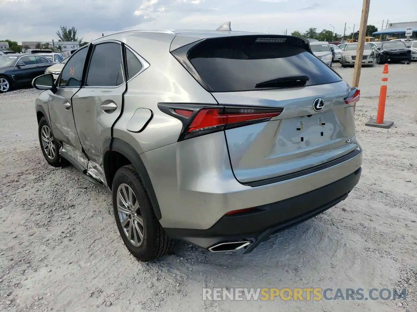 3 Photograph of a damaged car JTJDARBZ0M2188928 LEXUS NX 2021