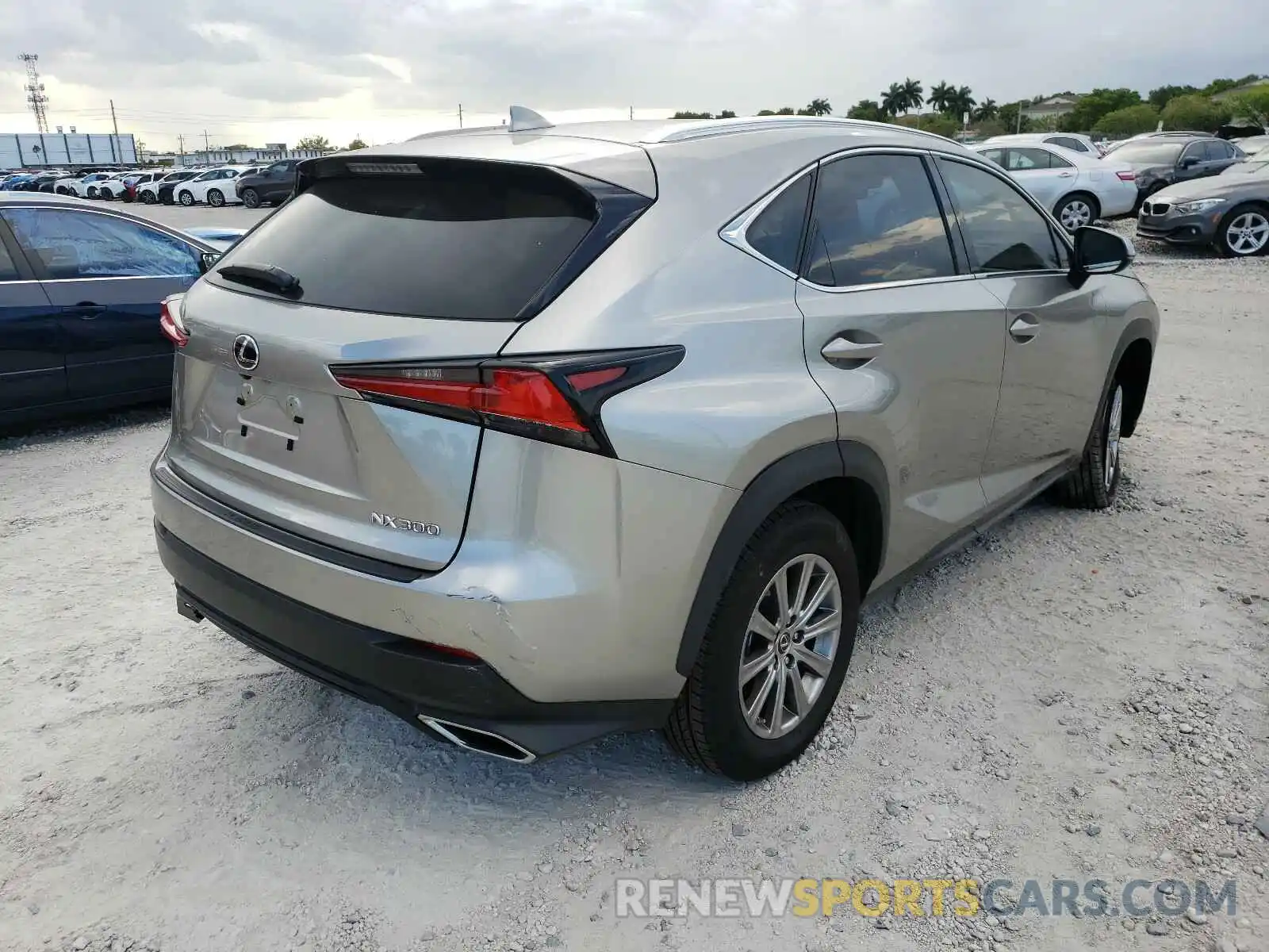 4 Photograph of a damaged car JTJDARBZ0M2188928 LEXUS NX 2021