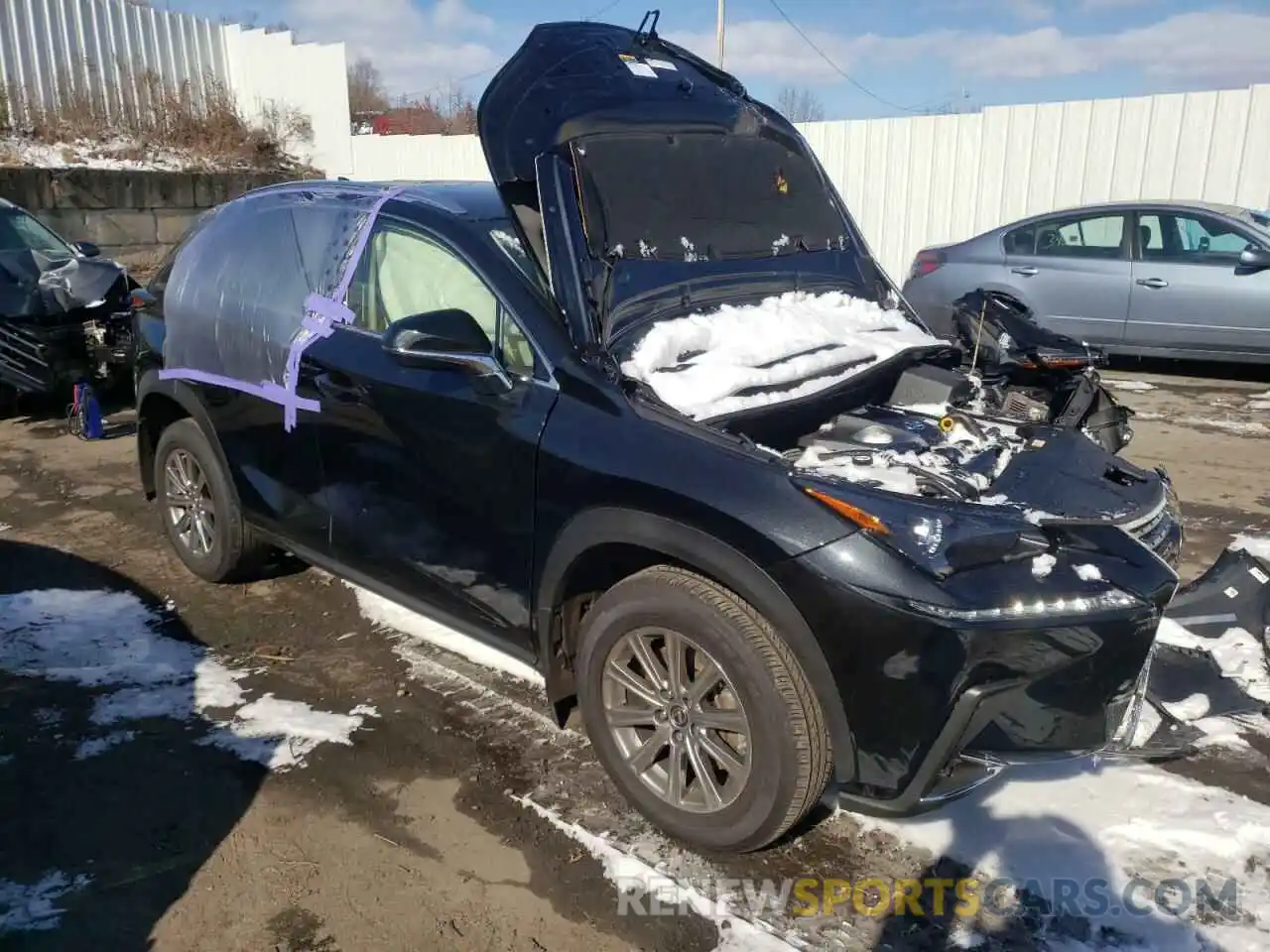 1 Photograph of a damaged car JTJDARBZ0M2192431 LEXUS NX 2021