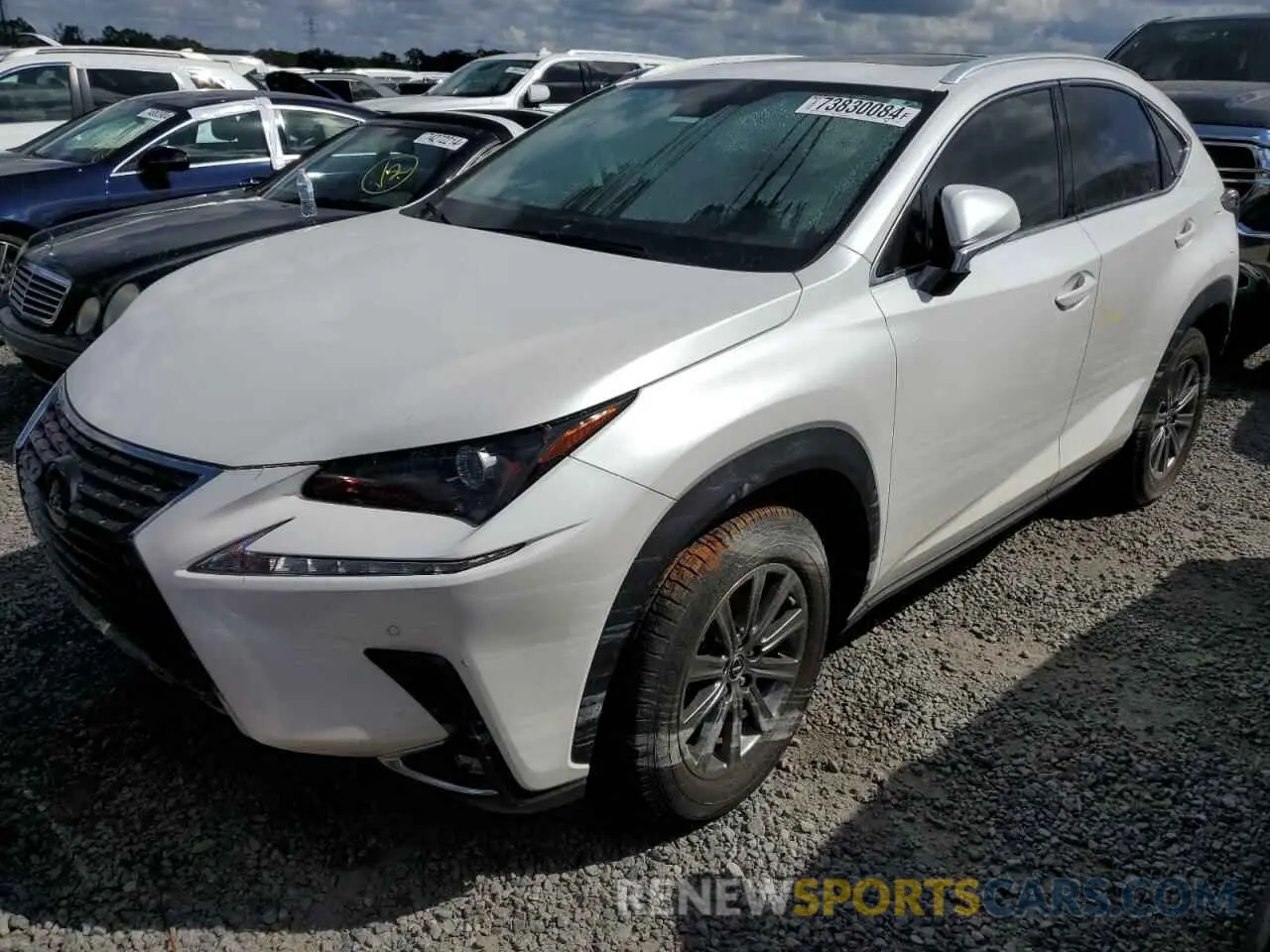 1 Photograph of a damaged car JTJDARBZ0M5020737 LEXUS NX 2021