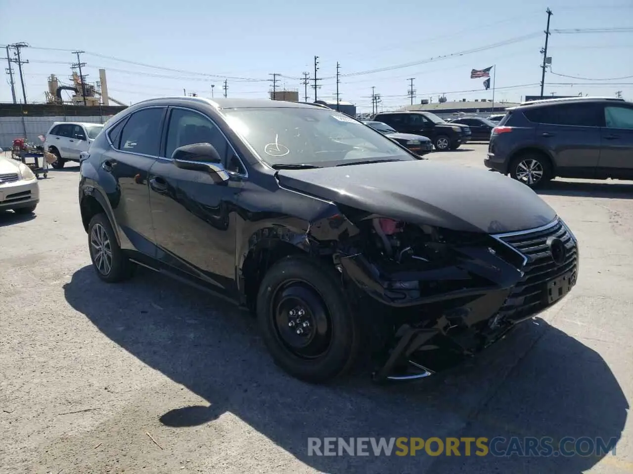 1 Photograph of a damaged car JTJDARBZ0M5035819 LEXUS NX 2021