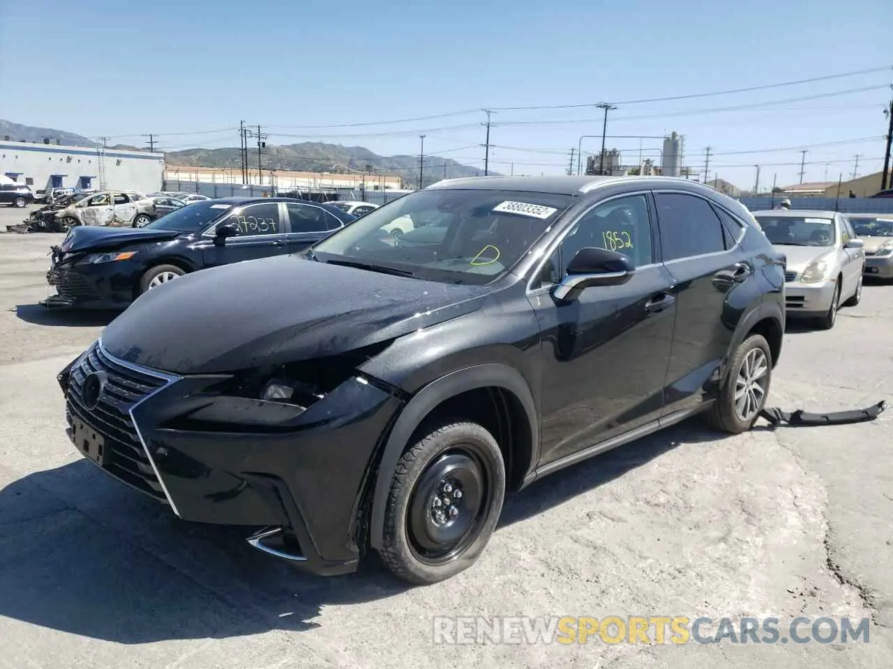 2 Photograph of a damaged car JTJDARBZ0M5035819 LEXUS NX 2021