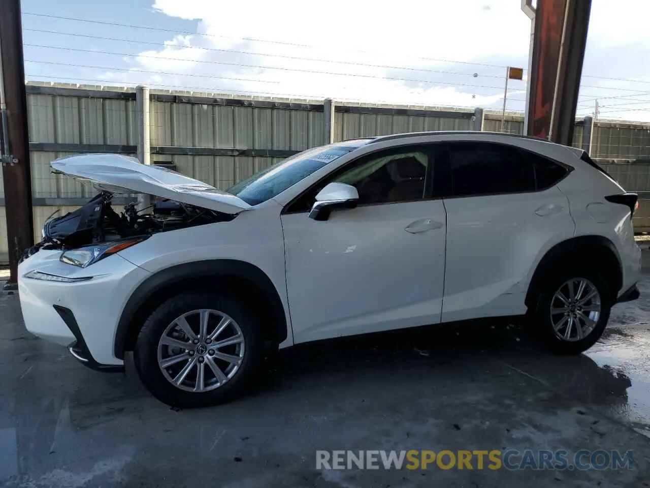 1 Photograph of a damaged car JTJDARBZ1M2179445 LEXUS NX 2021