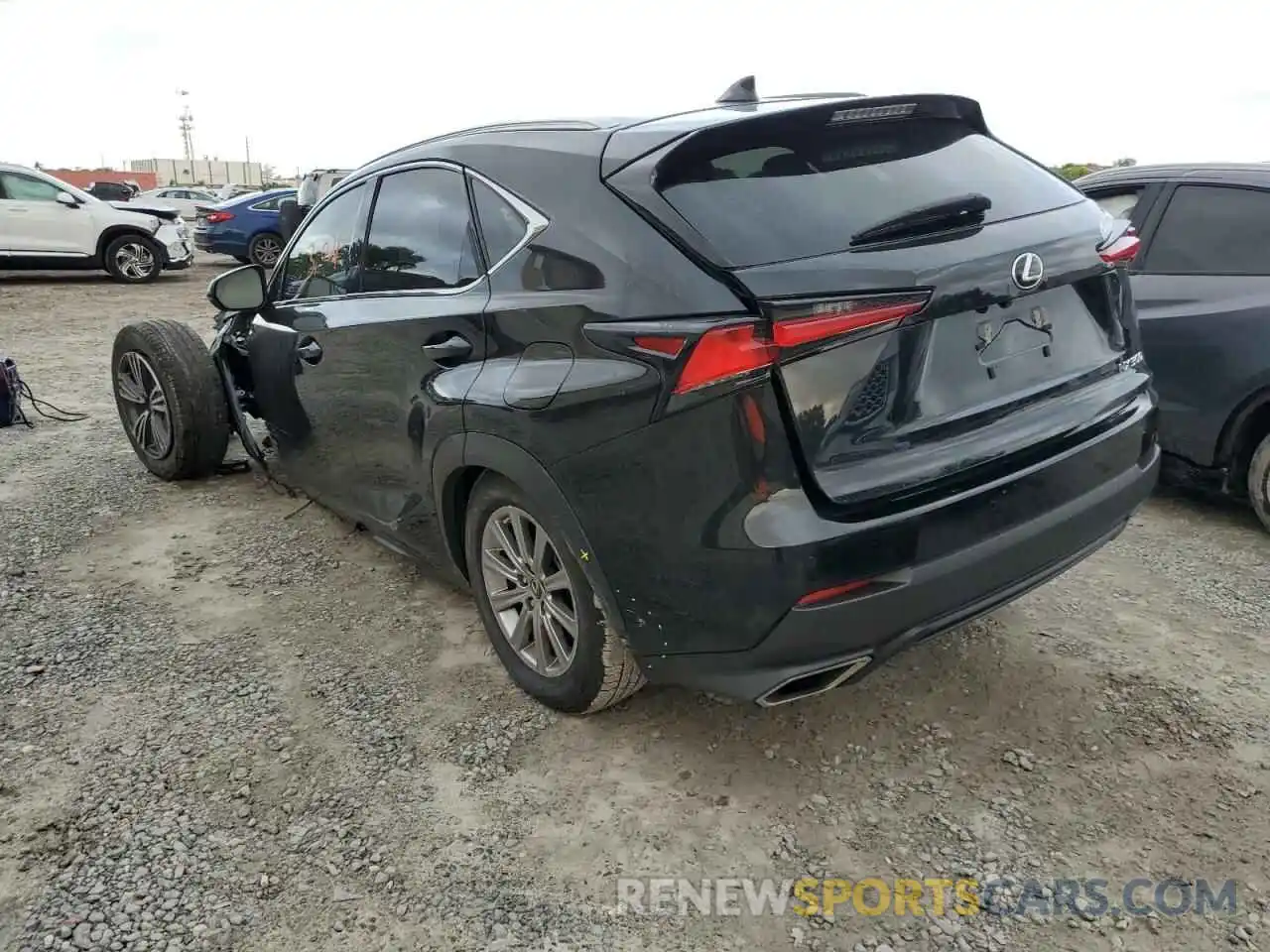 3 Photograph of a damaged car JTJDARBZ1M2184449 LEXUS NX 2021