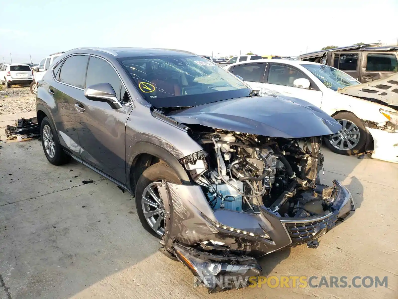 1 Photograph of a damaged car JTJDARBZ1M2191434 LEXUS NX 2021